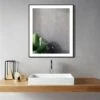 Sera Mary 30 X 35-in LED Fog Free Black Rectangular Bathroom Mirror -Allied Brass Sales Store 332014538 AlternateImage1 l