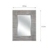 A&E Bath & Shower Modern 23.5-in Antique Grey Rectangular Bathroom Mirror -Allied Brass Sales Store 332017169 AlternateImage2 l