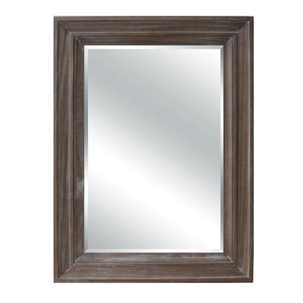A&E Bath & Shower Modern 32-in Country Oak Rectangular Bathroom Mirror 6 A&E Bath & Shower Modern 32-in Country Oak Rectangular Bathroom Mirror - Image 4