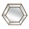 A&E Bath & Shower Modern 23-in Hexagonal Champagne Bathroom Mirror -Allied Brass Sales Store 332017186 MainImage 001 l