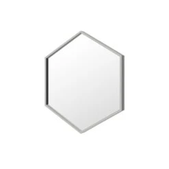 A&E Bath & Shower Modern 28-in Silver Hexagonal Bathroom Mirror -Allied Brass Sales Store 332017198 AlternateImage3 l