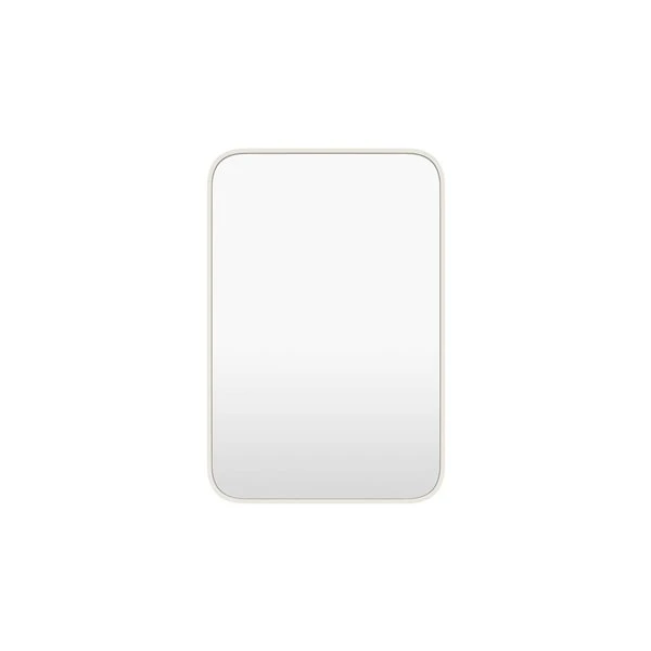 A&E Bath & Shower Modern 24-in White Rectangular Bathroom Mirror 5 A&E Bath & Shower Modern 24-in White Rectangular Bathroom Mirror - Image 3