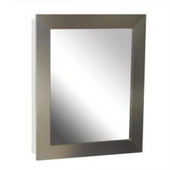 Zenith Medicine Cabinet With Mirror - Nickel -Allied Brass Sales Store 49395153b L
