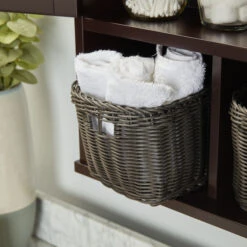 Allen + Roth Rectangle Surface MDF Medicine Cabinet Espresso 24.75-in X 30.25-in -Allied Brass Sales Store 55995010e L