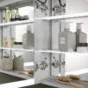OVE Decors Leo Medicine Cabinet With Mirrored Doors And LED Light - 30-in -Allied Brass Sales Store 69375184c L