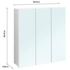 Style Selections Tripe-Mirror Medicine Cabinet - 36 Po -Allied Brass Sales Store 70235103da L