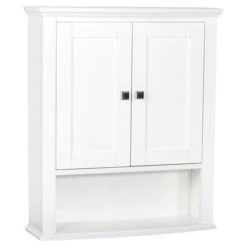 Tallia Medicine Cabinet With 2 Doors And 1 Shelf - White -Allied Brass Sales Store 73695089 L