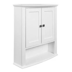 Tallia Medicine Cabinet With 2 Doors And 1 Shelf - White -Allied Brass Sales Store 73695089c L