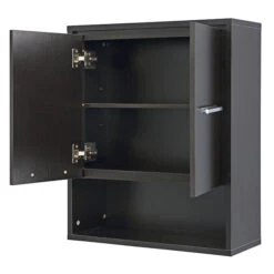 Wall Cabinet - Carlington - 2 Doors/2 Shelves - Espresso -Allied Brass Sales Store 73695133d L