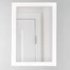 Bathroom Mirror - Carlington - 24" X 35 7/8" - Gloss White 2 Bathroom Mirror - Carlington - 24" X 35 7/8" - Gloss White -Allied Brass Sales Store 73695134b L