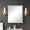 Foremost 24-in Rectangular Mirror With Metal Frame - Aluminum - Silver -Allied Brass Sales Store 92505101c L